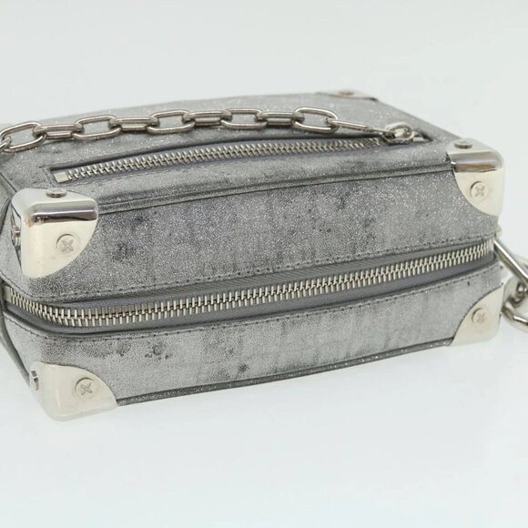 LOUIS VUITTON Damier Glitter Mini Soft Trunk Bag Silver - Picture 4 of 15